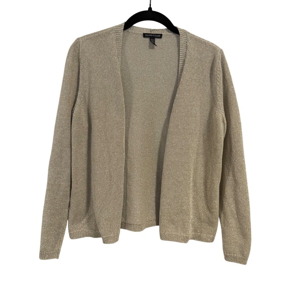 Eileen Fisher Shimmer Metallic‎ Sweater Size XS